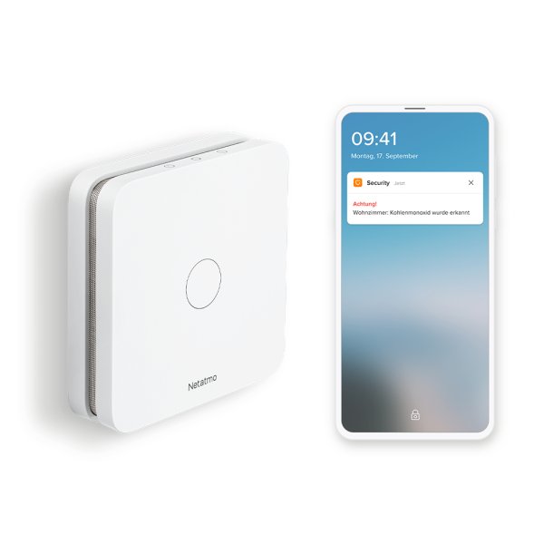 Netatmo Smarter Kohlenmonoxidmelder Alarm (85dB)