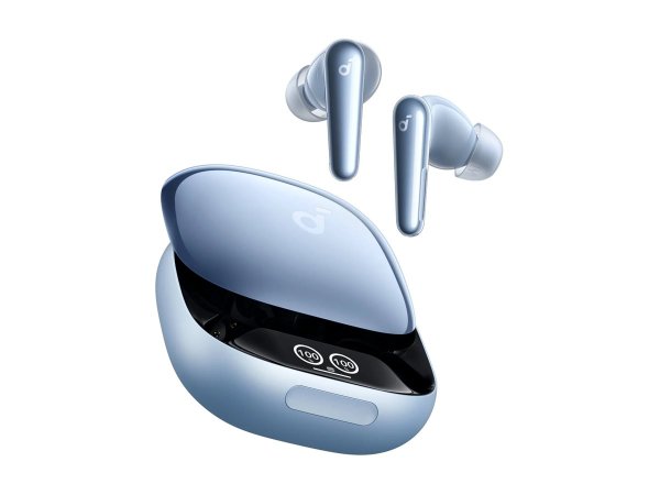 Soundcore Liberty 4 Pro, True Wireless Kopfhörer mit Active Noise Cancelling, Hellblau