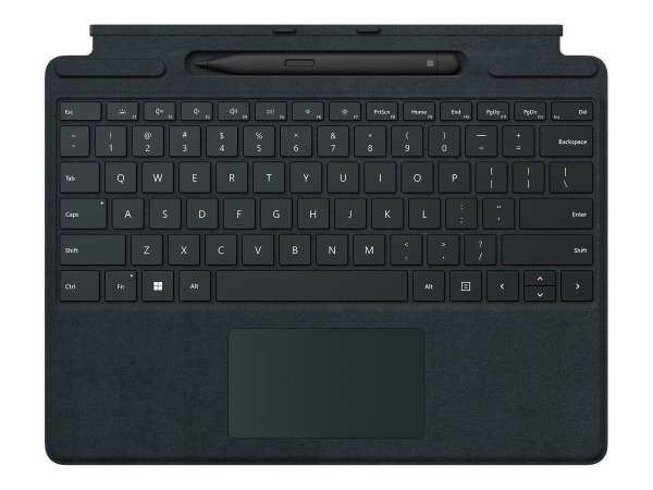 Microsoft Surface Pro Signature Keyboard, Tastatur mit Trackpad & Slim Pen 2, Deutsch, kommerziell, 