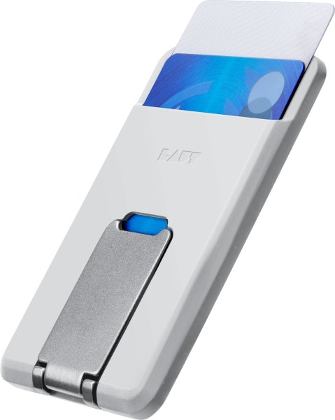 LAUT Flexi Prop MagSafe Stand Wallet für Apple iPhone 12/13/14/15 (alle Modelle), Weiß