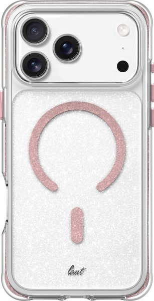 LAUT Aero Sparkle Case für Apple iPhone 17 Pro, Pink