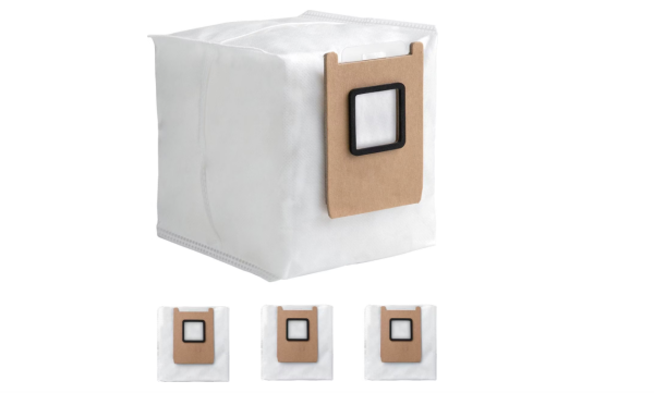 Eufy Staubbeutel für automatische Entleerungsstation (Packung mit 3), Weiß