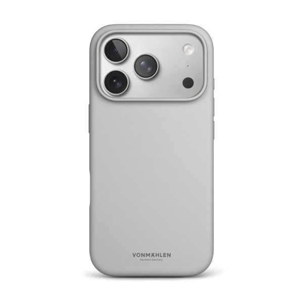Vonmählen Soft Silikon Case für Apple iPhone 17 Pro, Light Grey