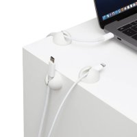 bluelounge CableDrop Kabelclips Weiß
