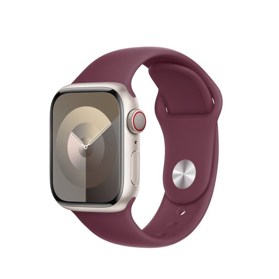 Apple Sportarmband für Apple Watch 41 mm, Mullberry, S/M (130-180 mm Umfang)