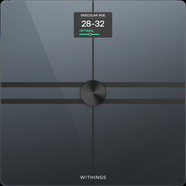 Withings Body Comp, Personenwaage mit vollständiger Körperanalyse, Schwarz