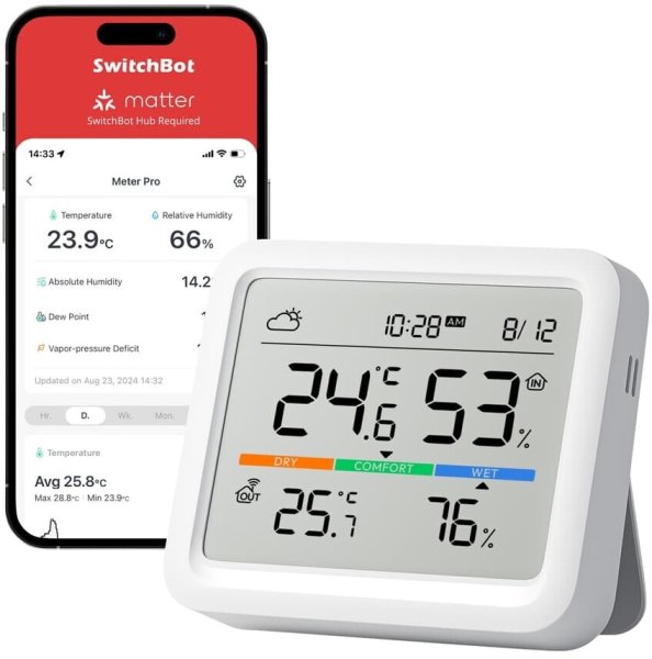 SwitchBot Meter Pro Wetterstation Thermometer Hygrometer ws