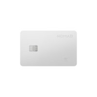Nomad Tracking Card Pro Premium-Tracker im Kartenformat Weiß