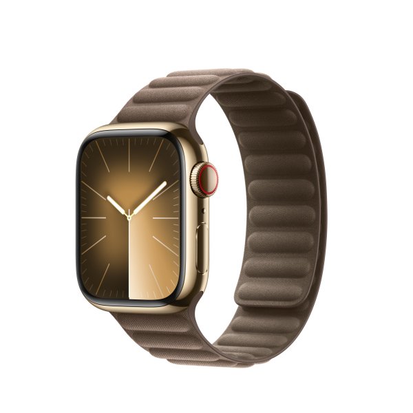 Apple Armband mit Magnetverschluss für Apple Watch 41 mm, Taupe, S/M (130-160 mm Umfang)
