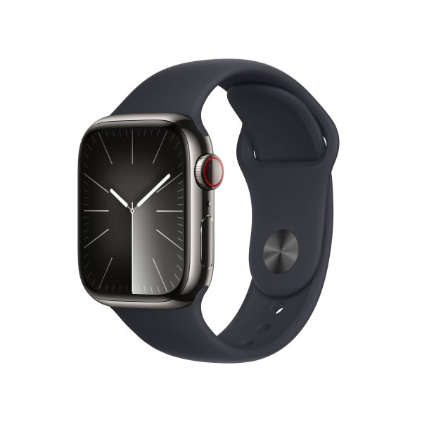 Apple Watch Series 9 Edelstahl Graphit