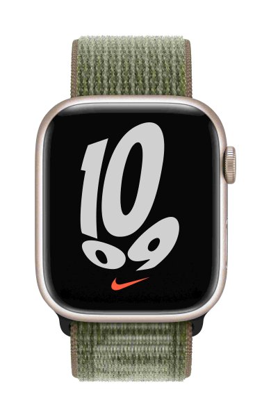 Apple Nike Sport Loop Armband für Apple Watch 45mm, Game Royal/Pure Platinum
