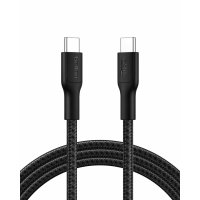 Belkin USB-C auf USB-C Kabel Geflochten Schwarz