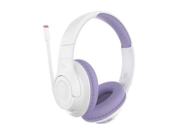 Belkin SoundForm inspire - On-Ear Bluetooth Kinder-Kopfhörer, weiß / lavendel