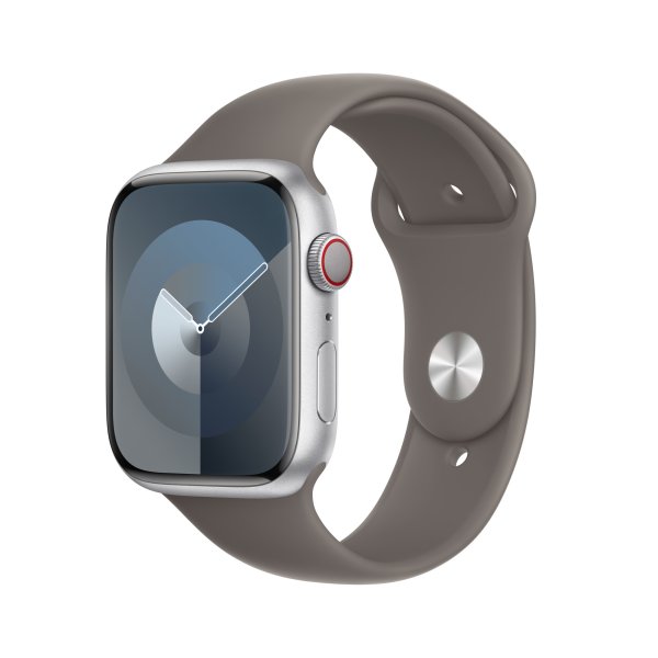 Apple Sportarmband für Apple Watch 45 mm, Tonbraun, S/M (130-180 mm Umfang)