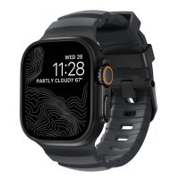 Nomad Rocky Point Armband für Apple Watch 42 (Series 1/2/3)/44/45/46/49mm Grau/Schwarz