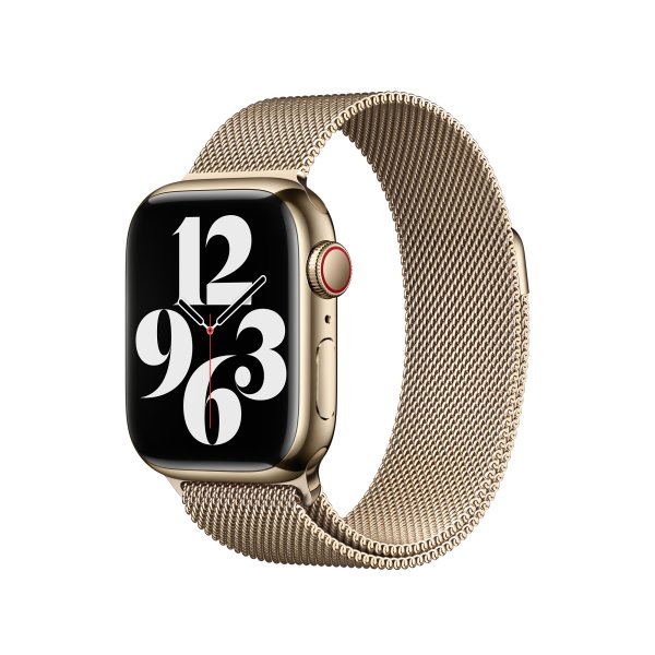 Apple Milanaise Loop Armband für Apple Watch 41 mm, Gold