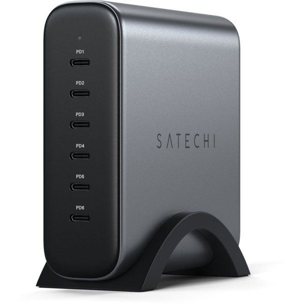 Satechi 200W Type-C 6-Port PD GaN Charger space gray