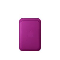 Apple iPhone Feingewebe Wallet mit MagSafe Magenta