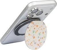 LAUT MAGMOJI MagSafe Ring Mirror Terrazo Nougat