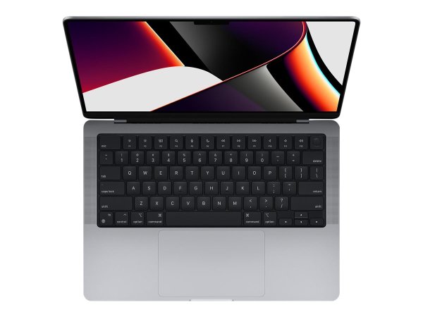 Apple MacBook Pro 14“, Space Grau, M1 Pro Chip mit 8-Core CPU und 14-Core GPU und 16-Core Neural Eng