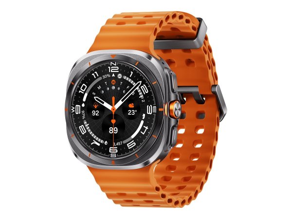 Samsung Galaxy Watch Ultra, 47mm, Titanium Grau, Bluetooth + 4G, Marineband Orange