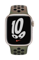 Apple Nike Sportarmband für Apple Watch Olive Grey/Schwarz