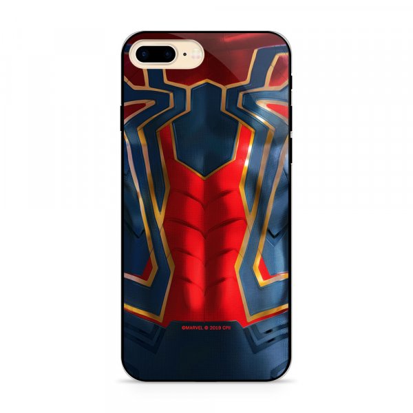 ERT Premium Glas Case für iPhone 7 Plus / 8 Plus, Spider Man 016, Mehrfarbig