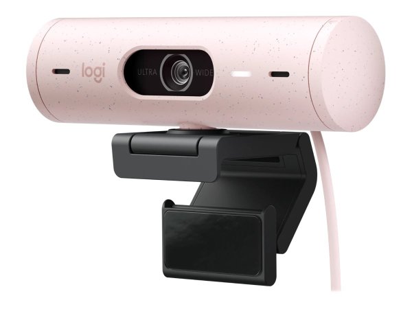 Logitech BRIO 500 Webcam, Full HD (1920 x 1080), USB-C, Rosa