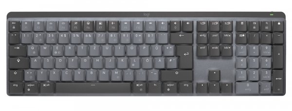 Logitech MX Mechanical Illuminated, wireless Tastatur, Bluetooth, Tactile Quiet, Deutsch, Graphit