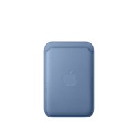Apple iPhone Feingewebe Wallet mit MagSafe Hyazinthenblau
