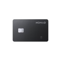 Nomad Tracking Card Pro Premium-Tracker im Kartenformat Schwarz