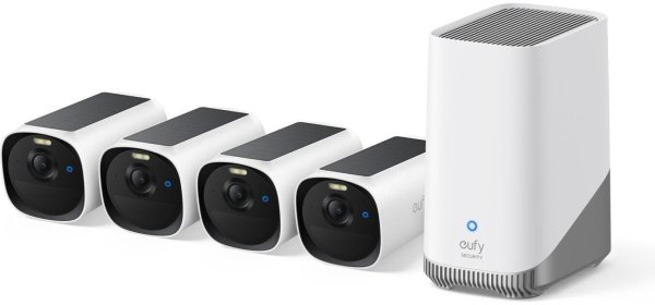 eufy E40 4er-Pack inkl. HomeBase S380, Weiß