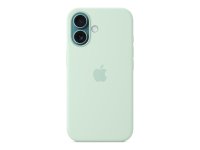 Apple iPhone 16 Silikon Case mit MagSafe Aquamarin