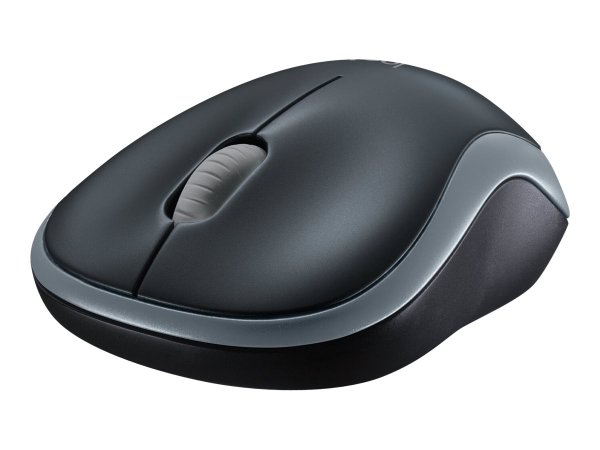 Logitech M185, Wireless Maus mit kabellosem USB-A Empfänger, 3 Tasten, Grau