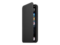 Apple iPhone 11 Pro Max Leder Folio Schwarz