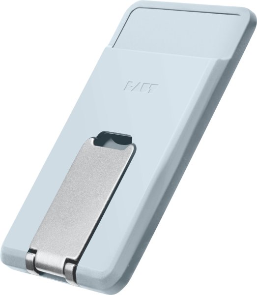 LAUT Flexi Prop MagSafe Stand Wallet für Apple iPhone 12/13/14/15 (alle Modelle), Hellblau