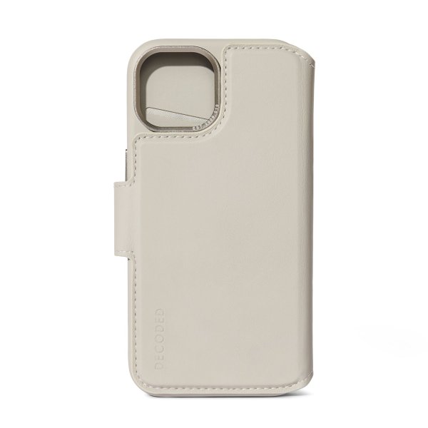 Decoded Leder Wallet mit MagSafe für Apple iPhone 15, Ton