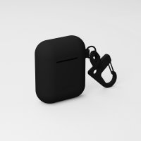XOUXOU Case für AirPods (1./2. Generation) Schwarz