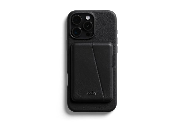 Bellroy Leder Case + magnetischem Wallet für Apple iPhone 16 Pro, Schwarz