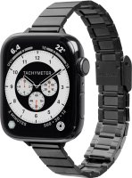 LAUT Links Petite Gliederarmband aus Edelstahl für Apple Watch Schwarz