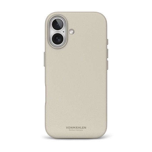 Vonmählen Vegan Leder Case für Apple iPhone 17, Cream