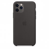 Apple iPhone 11 Pro Max Silikon Case Schwarz