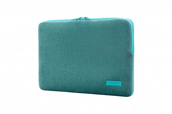 Tucano Second Skin Velluto, Neopren/Cord Sleeve für Apple MacBook Pro 14'' (2021), Türkis