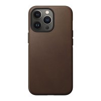 Nomad Modern Leder Case mit MagSafe für iPhone 12 Pro Max Braun