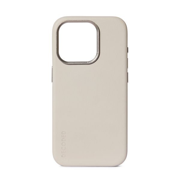 Decoded Leder Case mit MagSafe für Apple iPhone 15 Pro, Ton