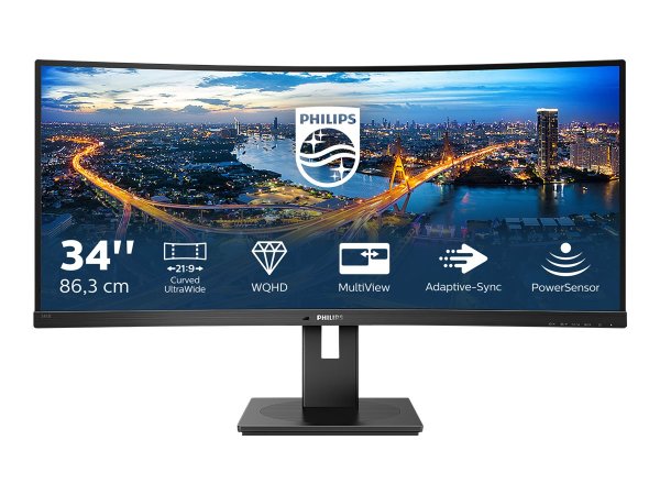 Philips 345B1C - LED-Monitor - gebogen - 86.4 cm (34")