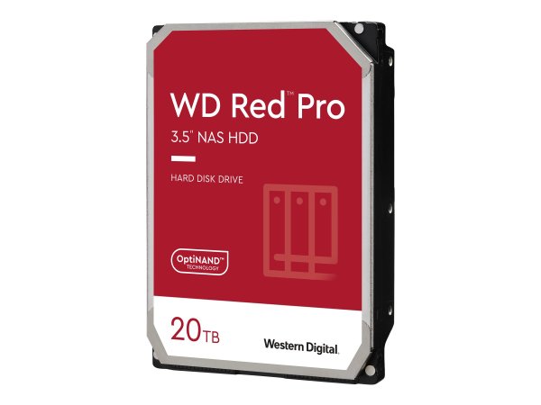 Western Digital WD Red Pro NAS Hard Drive, Interne Festplatte 3,5", 20TB
