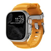 Nomad Rocky Point Armband für Apple Watch 42 (Series 1/2/3)/44/45/46/49mm Gelb/Natur