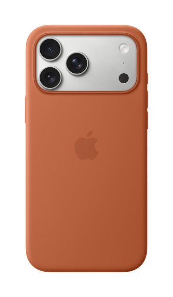 Apple iPhone 17 Pro Max Silikon Case mit MagSafe, Terracotta