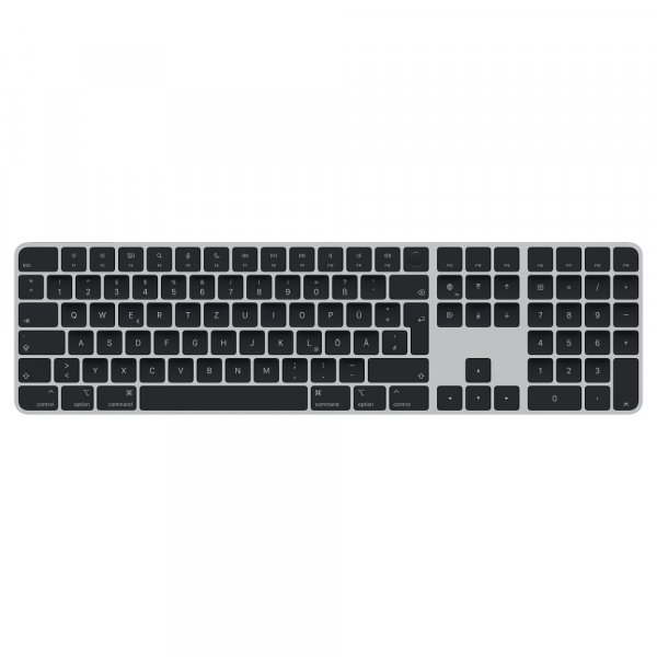 Apple Magic Keyboard mit Touch ID und Ziffernblock für Mac mit Apple Chip, Deutsch, Schwarze Tasten